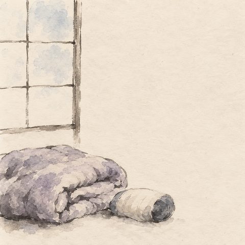 Watercolour of a calm evening